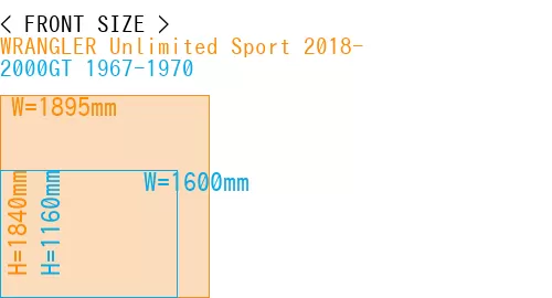#WRANGLER Unlimited Sport 2018- + 2000GT 1967-1970
